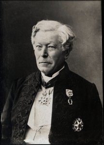 フランスの天文学者、エルブオーギュストフェイ（1814-1902）の肖像。 作： French Photographer